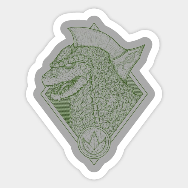 DRAGON LORD LINES Sticker by Firebrander